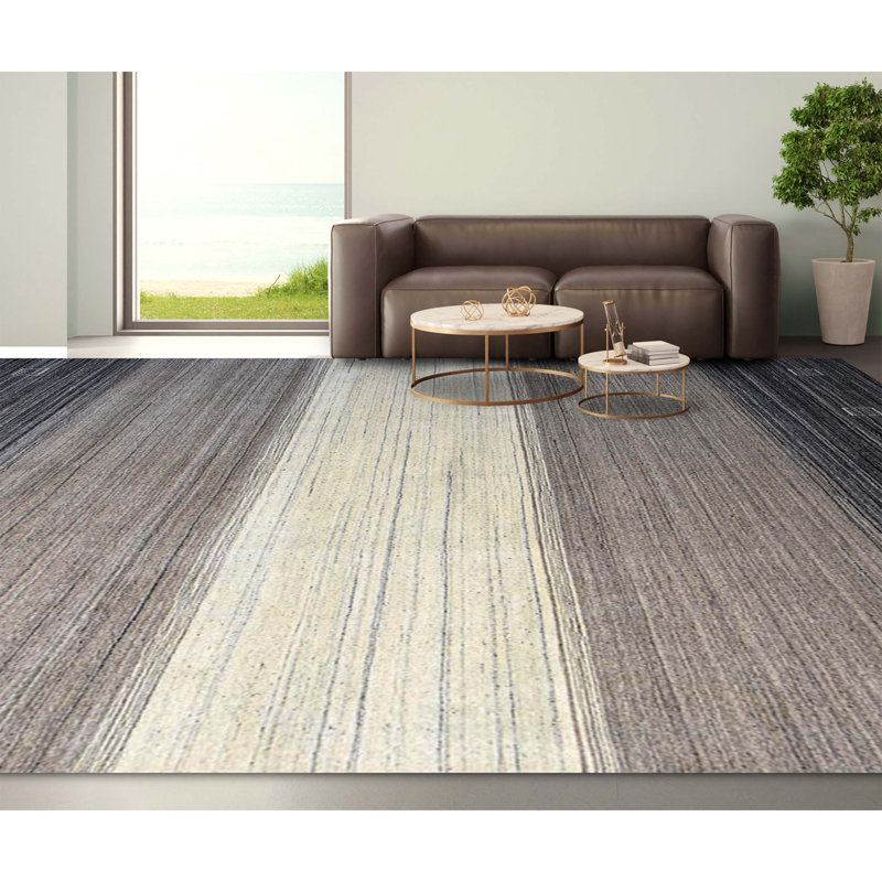 Striped Area Rug, Rectangle 10' x 14'