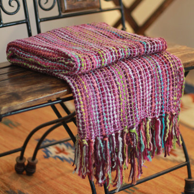 The Seema Hand Woven Throw Blanket