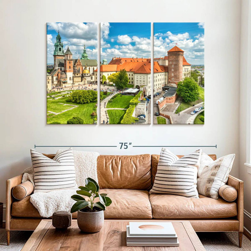 Château de Nicci Wawel, H 42 po x l 65 po