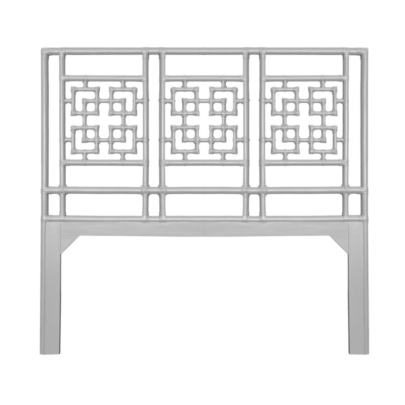 Palm Springs Low Profile Standard Bed, Queen, Light Gray