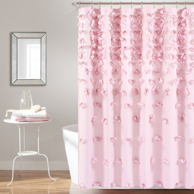 Rideau de douche simple de couleur unie Riley