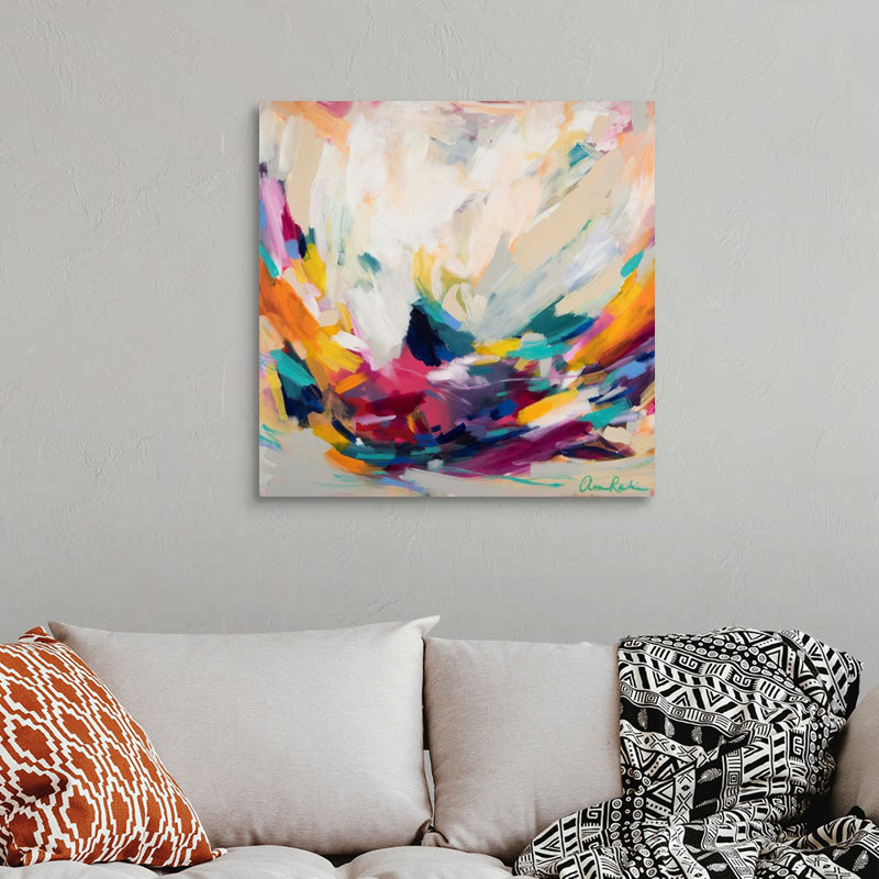 «New Beginnings» par Amira Rahim - reproduction sur toile, Toile tendue, H 30 po x l 30 po, Sans cadre
