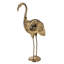Porte-bougie flamant rose de conception à coupe en métal floral