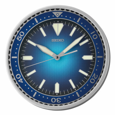QXA791ALH Heritage Design Clock, Blue