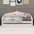 Davein Twin size Upholstered Velvet Sofa bed with Trundle and USB Charging Ports-60998257