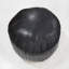 POUF BOFFALO NOIR EN FORME DE FABRICATION RONDE À LA MAIN - noir, 21 po x 21 po x 12 po, de forme ronde, de couleur unie, cuir Buffalo Genunie, rembourré de coton recyclé, pouf de salon, salle d'étude, Patio et bureau-818139137-818139140-818139163