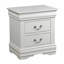 Table de chevet blanche à 2 tiroirs-808826540