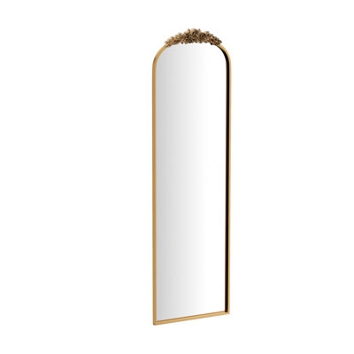 Embossed Arched Mirror
