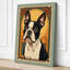 Boston Terrier Art Deco - Wrapped Canvas-539577472-539577485