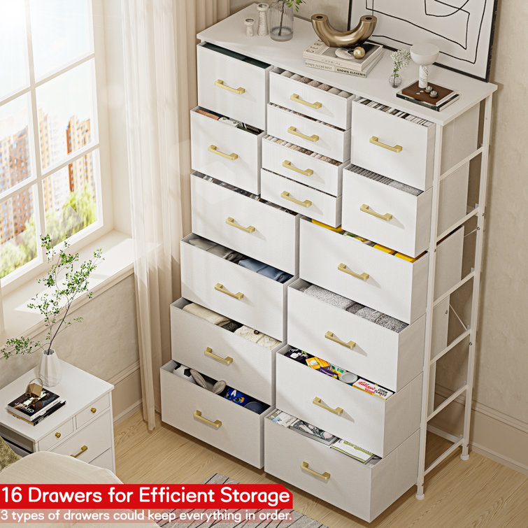 https://assets.wfcdn.com/im/79243643/resize-h755-w755%5Ecompr-r85/2506/250666193/Dresser+for+Bedroom+16+Drawers%2C+Tall+White+Fabric+Dresser+Organizer+with+Wood+Top%26Leather+Front.jpg