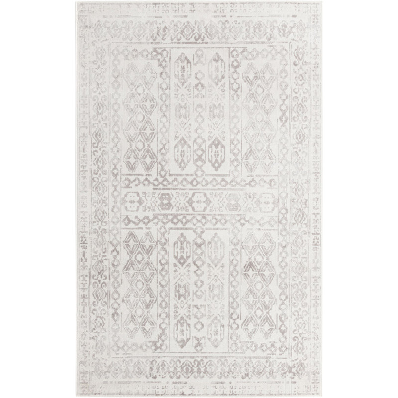 Micsunel Abstract Indoor Rug, Rectangle 5' x 8'