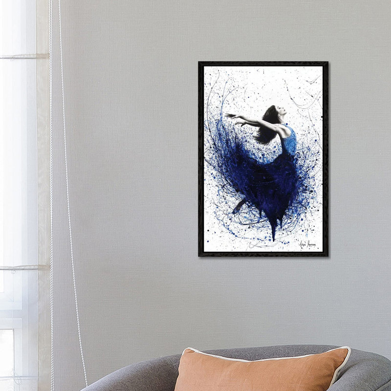 Deep Sea Dancer by Ashvin Harrison - Print on Canvas, 66.04 cm H x 45.72 cm W, Black Framed
