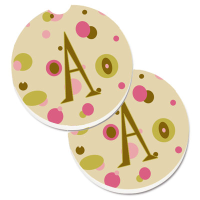 Sous-verre Initiale Monogram