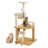 Wood Cat Tree Tower With Acrylic Hammock