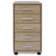 Armoire à tiroirs vidaXL Bois d'ingénierie, aluminium moyen-1678846275
