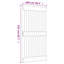 Porte coulissante avec quincaillerie Vidaxl-112703600-112703605