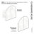 Two Door Steel Frame Arch Shape Medicine Cabinet-69958761