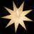 9 Pointed Paper Star Light