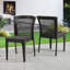 Outdoor PE Rattan Side Dining Chairs