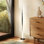 Lampe sur pied DEL industrielle 48 po avec gradateur intégré Helix