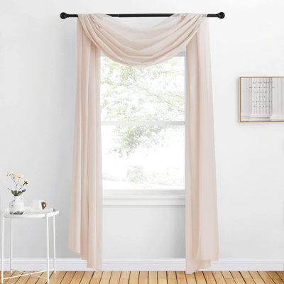 Sheer Window Scarf Pair