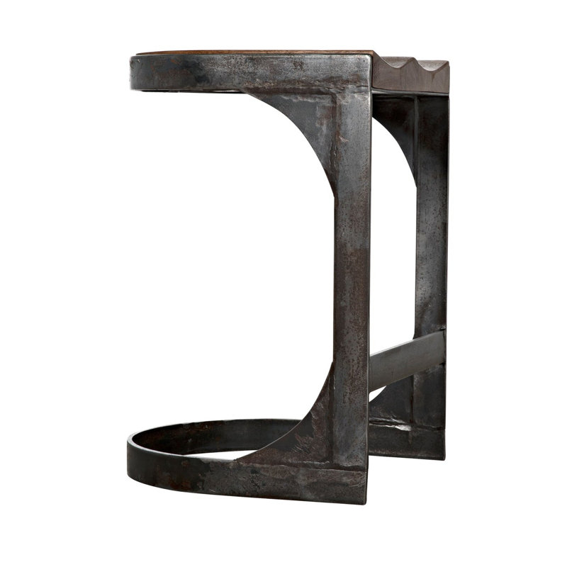 Baxter Counter Stool with Metal Frame, Counter Stool (24" Seat Height)