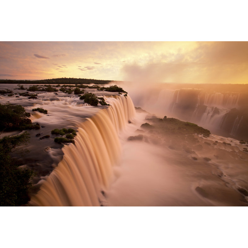 Iguazu Falls 1 Piece Wrapped Canvas Wall Art, 30cm H x 46cm W x 3.8cm D