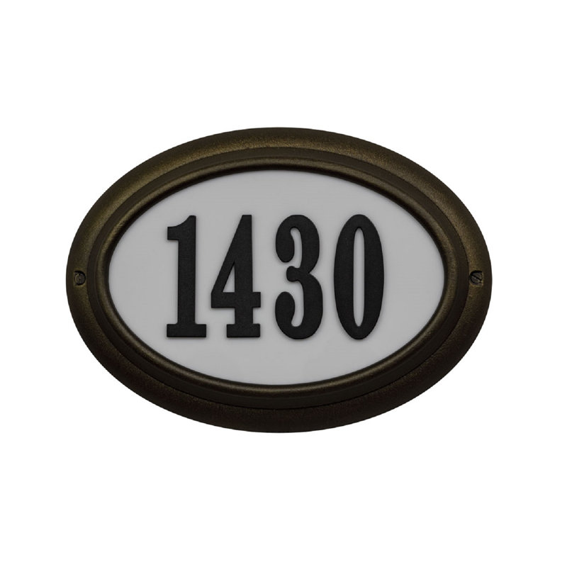 Oval Wall Plaque