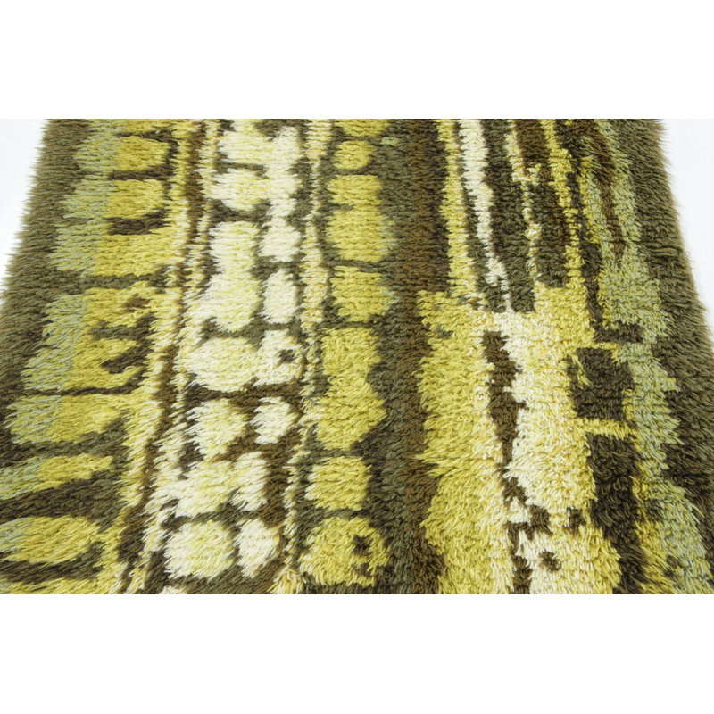 Vintage One-of-a-Kind 3'4" X 5'8" Hand Knotted Area Rug