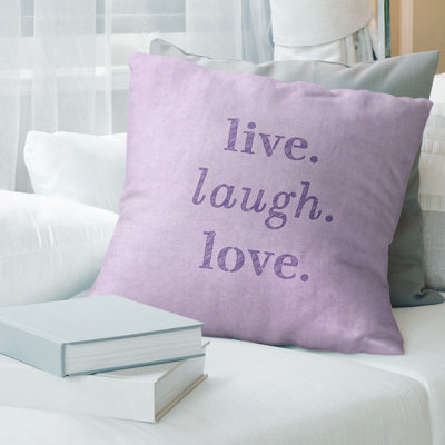 Housse de coussin d’amour à rire live