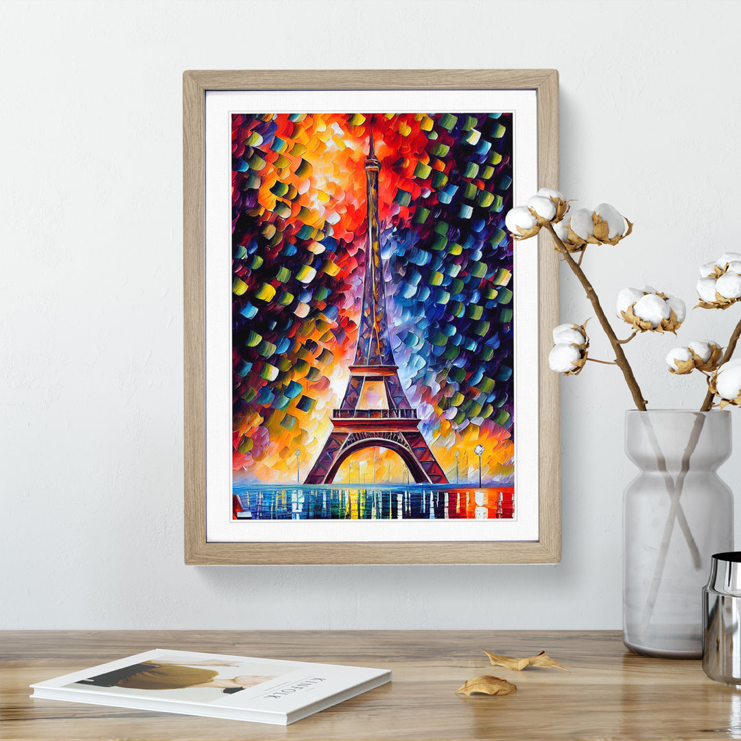 Eiffel Tower In Paris No.3 - Single Picture Frame Print