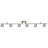 6-Light LED Dimmable Track Light with Rotatable Head
