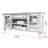 Modern Nut-Brown Solid Wood TV Stands