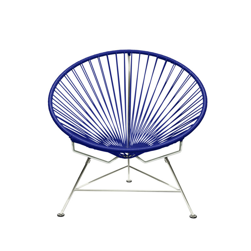 Méridienne Innit, Bleu marine / chrome