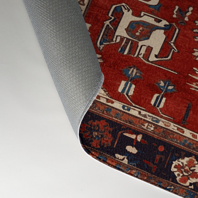 Tapis turc intérieur et extérieur brun, Rectangulaire 3 pi x 5 pi