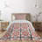 Ethnic Eclectic Polyester Geometric Shapes Coverlet-1395803921