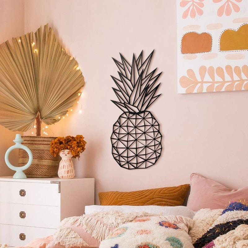 Ananas en métal - décoration de salon