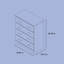 Commode 4 tiroirs Brookside-19300438