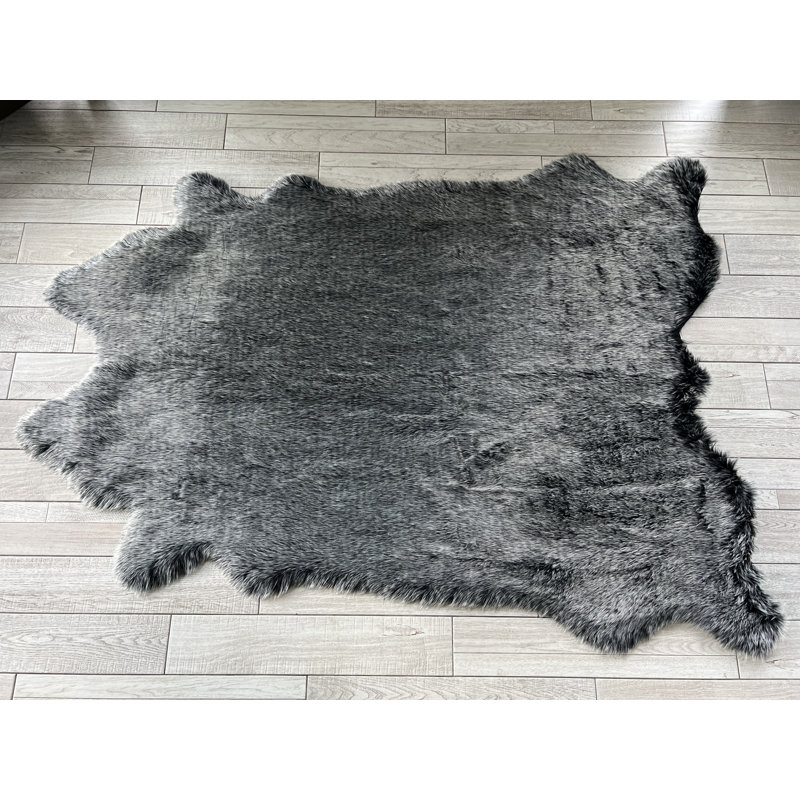 Luxueux tapis à poils longs Mar Vista, Nouveauté 6 pi 6 po x 7 pi 6 po