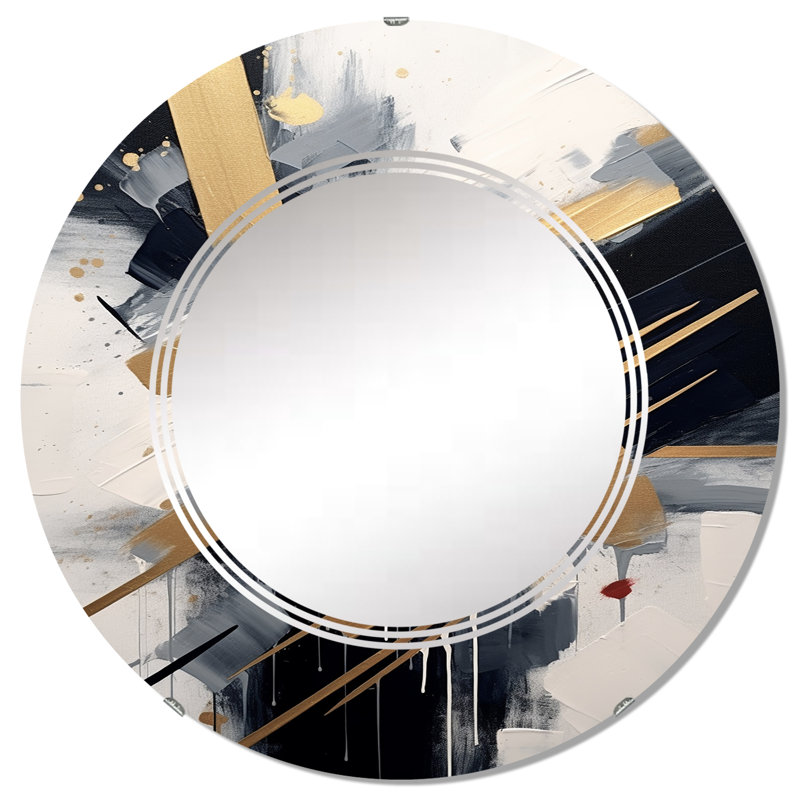 Miroir mural Zihang, 32 po x 32 po