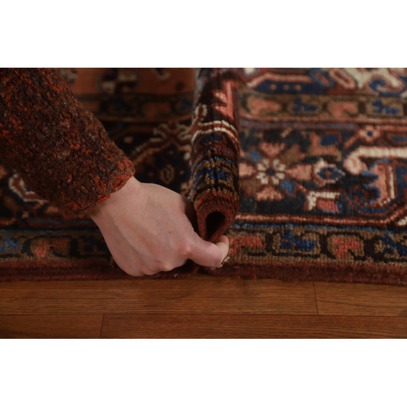 Tapis persan Heriz noué à la main 8 x 11