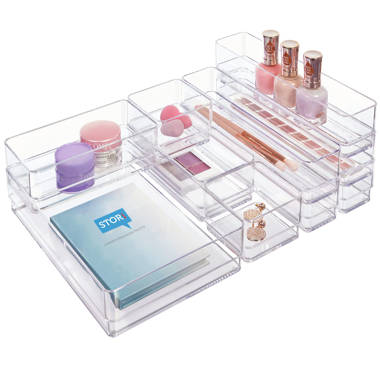  Kzemtcuo 16 Pcs Drawer Organizer Set 5-Size Non-Slip Bathroom  Drawer Tray Dividers Versatile Storage Bins Plastic Organizers Divider  Container For Dresser Makeup Kitchen Junk Drawer Organizer : Home & Kitchen