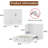 Farmhouse Murphy Bed With Storage,Murphy Bed Cabinet With Build-in Charging Station For Bedroom,Guest Room-695913877-695913878