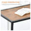 Ensemble de table de salle à manger industriel 3 pièces pour 2 personnes, table de cuisine et chaises, ensembles de salle à manger pour petits espaces HOMcom