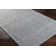 Rectangle Disini Chevron Polyester/Wool Area Rug in Lead
