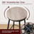 Swivel Bar Stools With Footrest For Kitchen Islands, Effortless 360° Rotation And Retro Design For Enhanced Comfort And Style