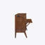 Lit escamotable avec port USB et tablettes amovibles de chaque côté, lit escamotable en pin massif pour bureau personnel, chambre d'amis-108780395-108780392
