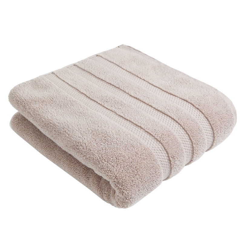 Ensemble de serviettes 100% coton 8 pièces Espinoza, Lin taupe