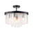 Livingon 5 - Light Tiered Drum Water Glass Ceiling Light-1420834374