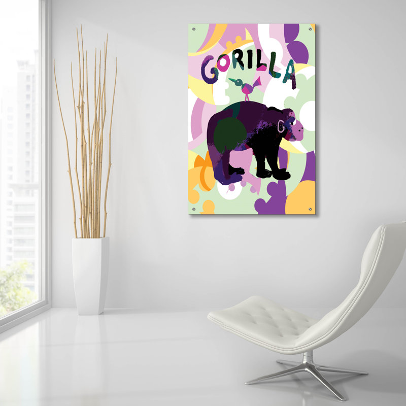 «Gorilla» par Holly McGee, H 36 po x l 24 po x P 0,2 po